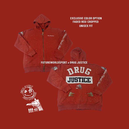 THE DRUG JUSTICE x FUTUREWORLDSPORT (RED)